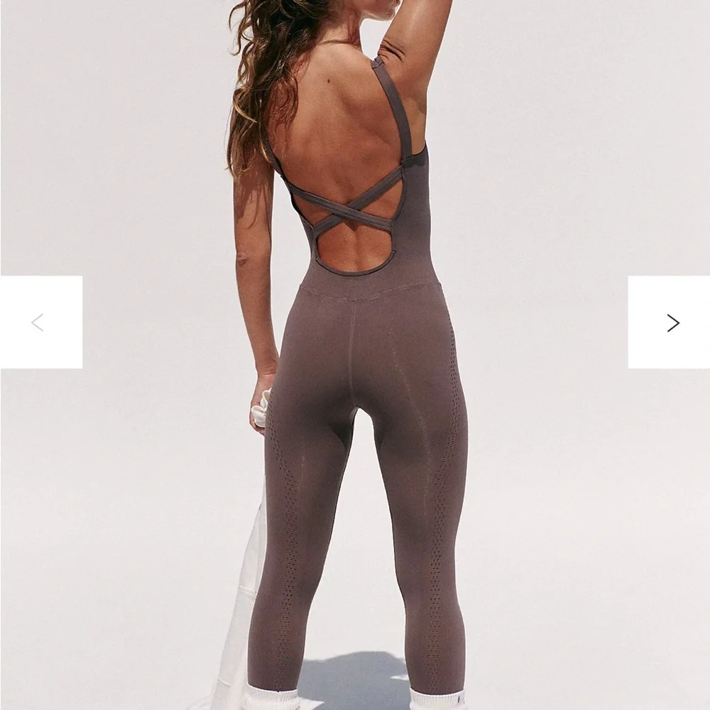 Free People Movement Good Karma Onesie M/L - Picture 2 of 5